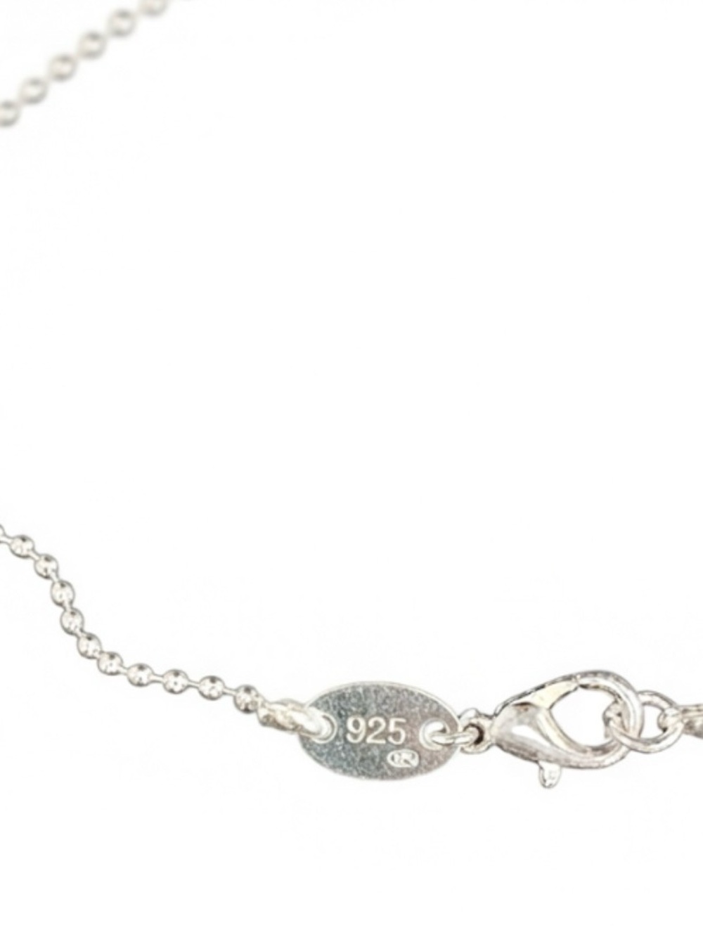 Sterling Silver Turquoise Drop Pendant Necklace - Blue - Picture 5 of 6